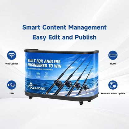 GOB LED Counter Display, Digital Bar Booth & Event Advertising Solution