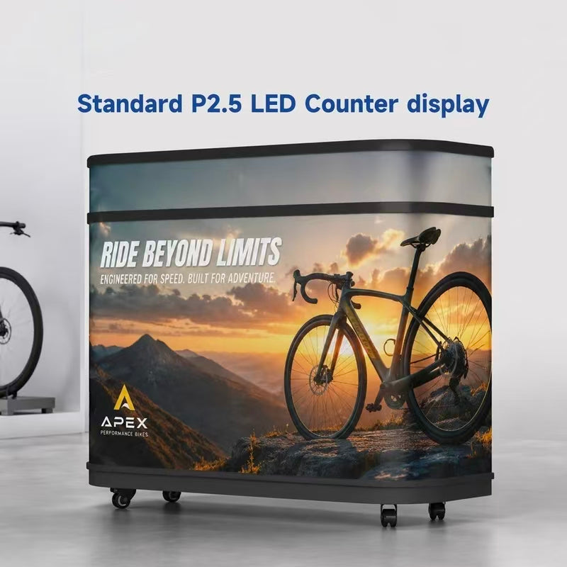 GOB LED Counter Display, Digital Bar Booth & Event Advertising Solution