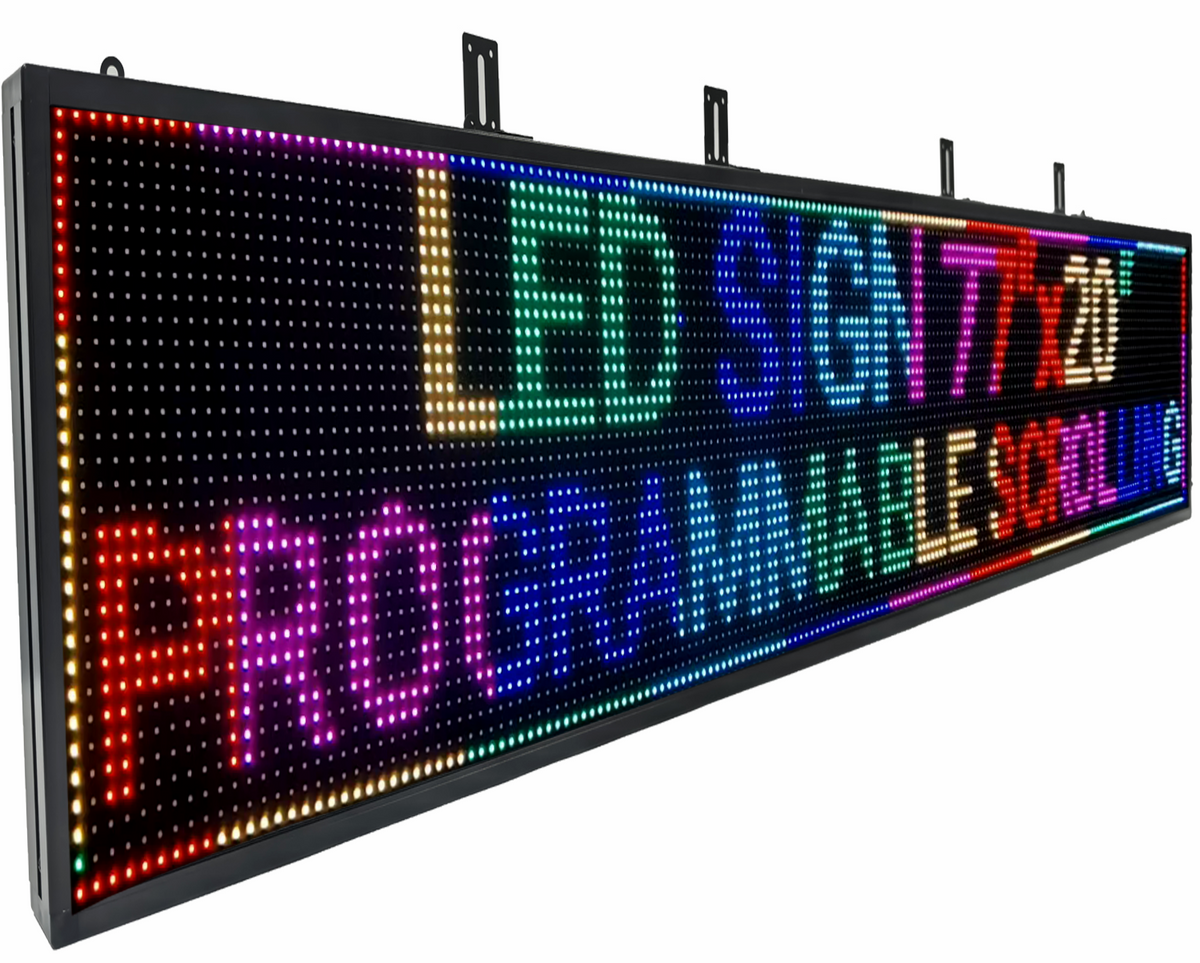 P10 Programmable LED Sign – Outdoor LED Sign – Programmable Scrolling Display with WiFi Control