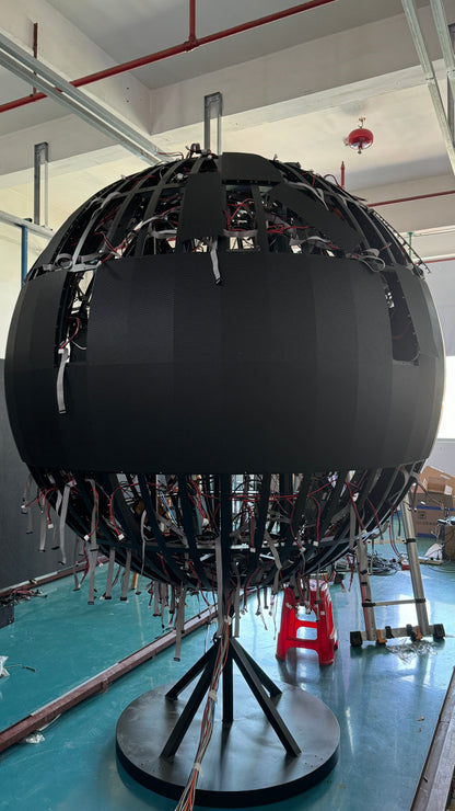 Indoor Spherical Screen, Creating a Unique Visual Focus in the Space (Price for reference)