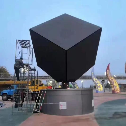 Outdoor Magic Cube Screen - Five-sided Hanging, Lighting up the Multi-dimensional Visual Feast in Outdoor Spaces(Price for reference)