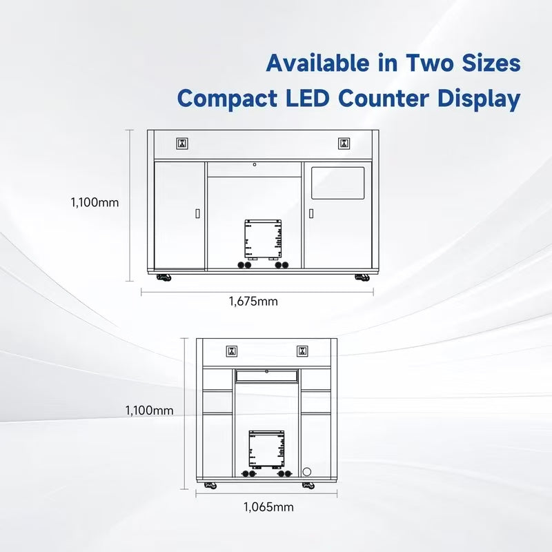 GOB LED Counter Display, Digital Bar Booth & Event Advertising Solution