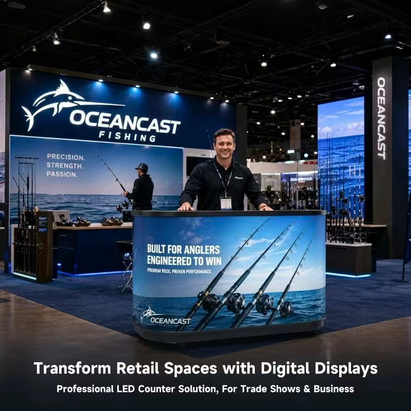 GOB LED Counter Display, Digital Bar Booth & Event Advertising Solution