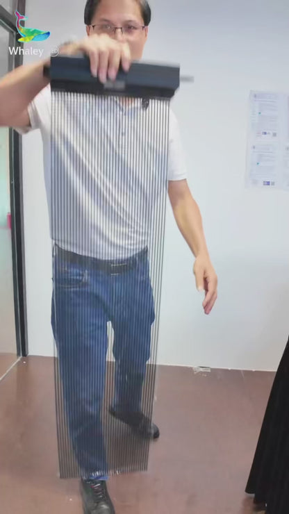 Holographic Invisible LED Display – 99% Transparent, ≤3mm Ultra-Thin Screen for Glass Curtain Walls & Retail Windows